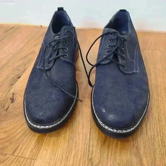 Cole Haan Other - New Cole Haan mens Frankland Grand navy Nubuck Oxford dress Sz 11.5 navy A-84